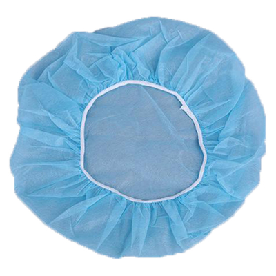 Giro non tessuto eliminabile PP/Nurse Hat Cap C-0101 a 24 pollici 12gsm-25gsm
