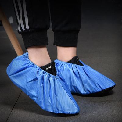Customized Washable Blue Eco-friendly ESD Shoe Covers Cleanroom Safety Shoe Anti-Static Cover