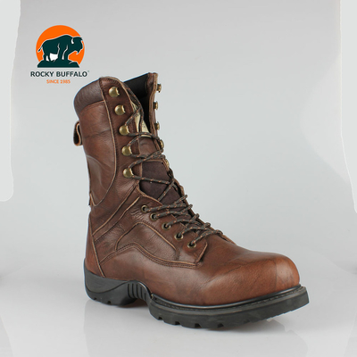 Rocky Buffalo Protective Shoes Supply Anti-Static Customizable Ankle Brand Rubber Safety High Shoes Military Army Safety Boots