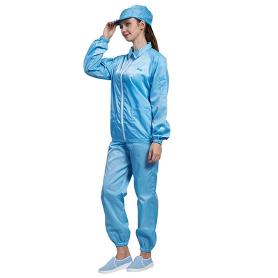 Custom factory supply anti-static lint-free shirt cleanroom suit cleanroom suit esd uniform factory supply coveralls